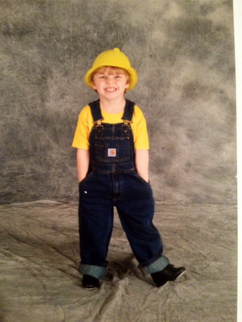 My boy in his "Bob the Builder" tap dance costume.